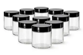 10-x-sloik-szklany-bezbarwny-120ml-z-nakretka-czarna