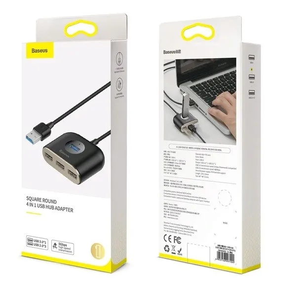 hub-baseus-square-4-porty-usb-micro-usb