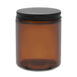 sloik-szklany-brazowy-150-ml-z-czarnym-wieczkiem