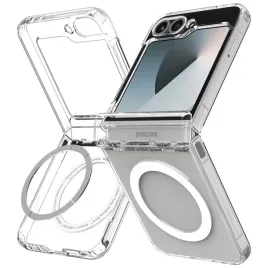 spigen-ultra-hybrid-pro-magsafe-clear-white-samsung-galaxy-z-flip7-fe-fl