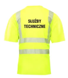 koszulka-brixton-flash-zolty-z-nadrukiem-sluzby-techniczne-xl