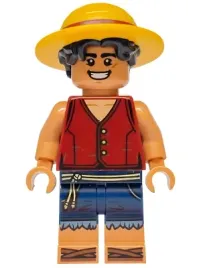 lego-one-piece-minifigurka-op018-monkey-d-luffy-hair-combo
