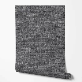 tapeta-na-sciane-tekstura-imitacja-tapicerki-szary-do-kuchni-jadalni-biura