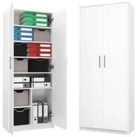 regal-biurowy-dwudrzwiowy-zamykany-8-polek-do-biura-pokoju-bialy