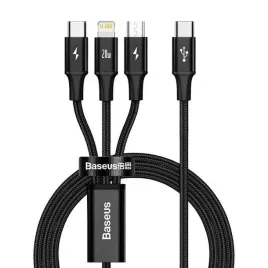 baseus-rapid-3in1-type-c-and-lightning-and-micro-usb-cable-pd20w-150cm-black