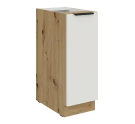 stojaca-dolna-szafka-kuchenna-adel-cargo-30cm-z-koszem-biala-i-dab-arisan
