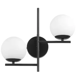 kinkiet-scienny-czarny-nowoczesny-szklane-biale-kule-orio-w2-led