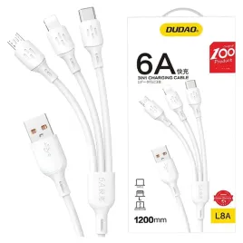 kabel-dudao-l8a-3in1-usb-a-usb-c-micro-usb-lightning-480mb-s-1-2m-b