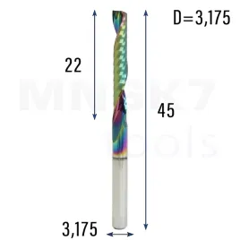 frez-palcowy-do-pvc-1p-or-fi-3175-mm-x-45-mm-or-cnc-vhm-hrc60-polerowany-dlc