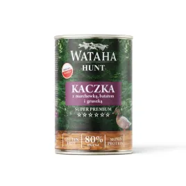 wataha-hunt-80percent-mokra-karma-dla-psa-kaczka-z-marchewka-batatem-gruszka-400g