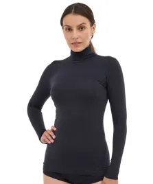 brubeck-koszulka-termoaktywna-damska-xl-comfort-merino-czarny