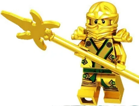 KLOCKI FIGURKA ZŁOTY LLOYD NINJA GO