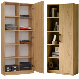 regal-na-ksiazki-do-salonu-biura-pokoju-80-cm-10-polek-1drzwi-dab-artisan