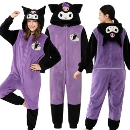 pizama-kigurumi-onesie-kuromi-krolik-przebranie-stroj-kostium-s-m-158-164