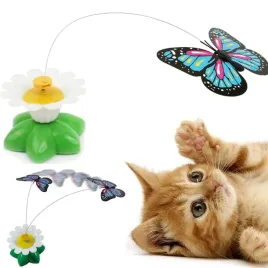zabawka-dla-kota-interaktywna-ruchoma-kwiat-motyl
