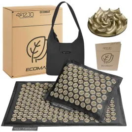 eco-mata-akupresury-4fizjo-68x42cm-gryka-z-poduszka-czarno-zlota