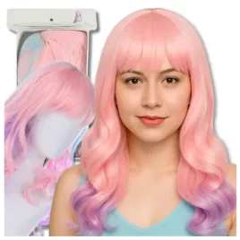 peruka-wlosy-dlugie-rozowo-fioletowa-z-grzywka-karnawal-party
