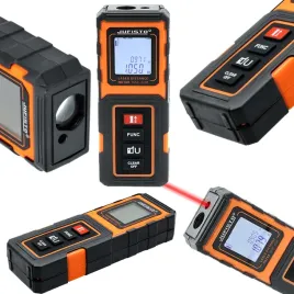 Zdjęcie produktu JUFISTO Dalmierz laserowy precyzyjny wielofunkcyjny zasięg 0.05-40 m