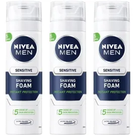 3x-pianka-do-golenia-nivea-men-sensitve-lagodzaca-dla-skory-wrazliwej-200ml