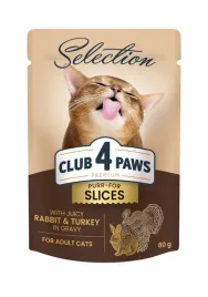 club-4-paws-premium-selection-mokra-karma-dla-kotow-krolik-i-indyk-80-g
