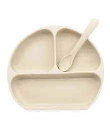 mymini-talerzyk-silikonowy-z-przyssawka-i-lyzeczka-blw-moon-beige