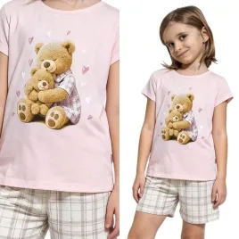 pizama-dziecieca-cornette-872-hug-me-kolor-rozowy-rozmiar-134-140