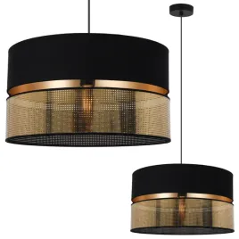 lampa-wiszaca-sufitowa-czarny-azurowy-abazur-glamour-zloty-srodek-do-salonu