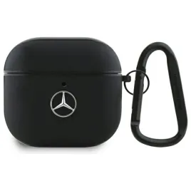 mercedes-mea4cslbk-airpods-4-cover-czarny-black-leather-metal-logo