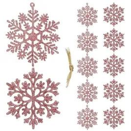 zawieszka-choinkowa-12-szt-sniezynka-10-cm-swiateczna-ozdoba-rozowy-brokat