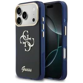 etui-guess-iml-4g-script-metal-do-iphone-17-pro-niebieski