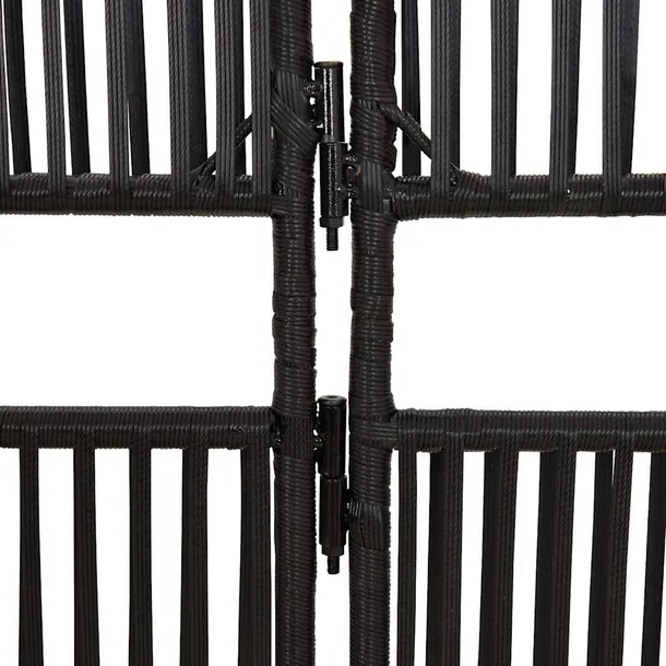 parawan-6-panelowy-czarny-polirattan-stan-nowy-producent-vidaxl