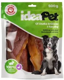 ideapet-uszka-krolicze-z-kaczka-500g