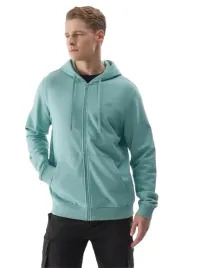 bluza-meska-rozpinana-4f-wss24tswsm0951-mietowa