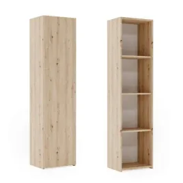 regal-loni-160x40-cm-dab-artisan-zamykany-4-polki-matowy