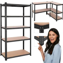 regal-metalowy-magazynowy-czarny-na-ksiazki-polka-kuchenna-pod-mikrofalowke