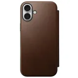 nomad-modern-leather-folio-brown-iphone-16-plus