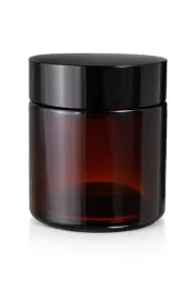 sloik-szklany-brazowy-120ml-z-nakretka-czarna