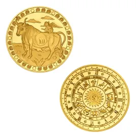 moneta-kolekcjonerska-znaki-zodiaku-byk-kolor-zlota