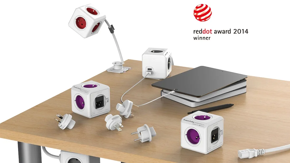 rozgaleznik-4-gniazdka-2x-usb-allocacoc-powercube-rewirable-usb-stan-nowy