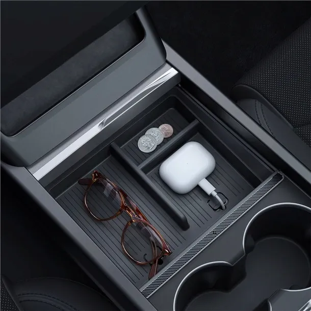 spigen-tesla-console-organizer-bottom-black-tesla-model-3-2024-marka-spigen