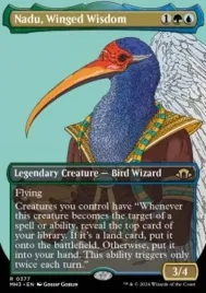 nadu-winged-wisdom-or-mh3-borderless-foil-or-mtg
