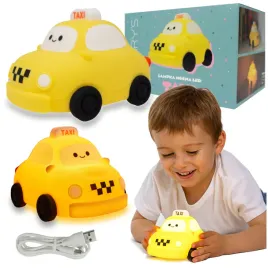 lampka-nocna-led-taxi-dla-dzieci-akumulatorowa-do-zasypiania-silikonowa-ww
