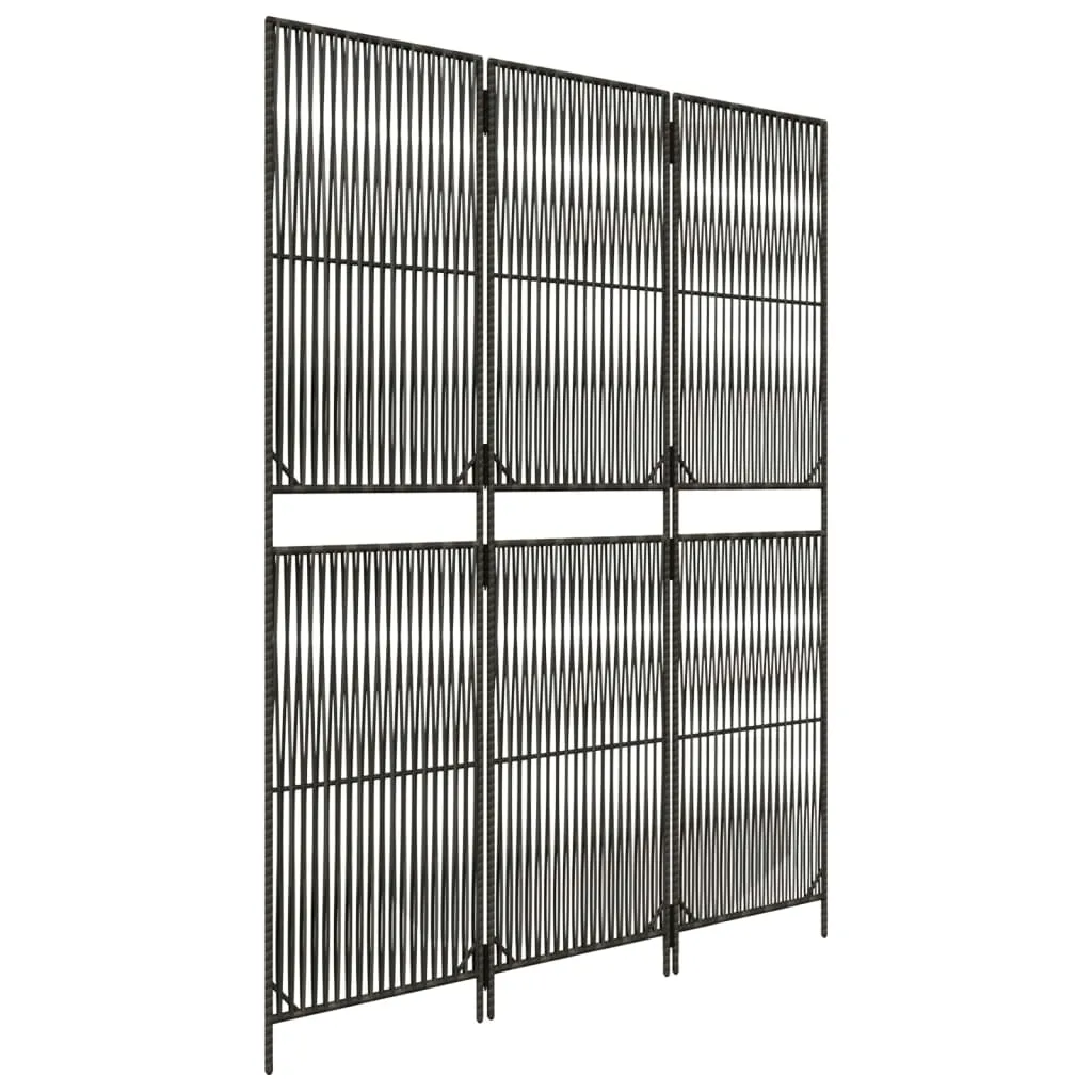 parawan-3-panelowy-szary-polirattan