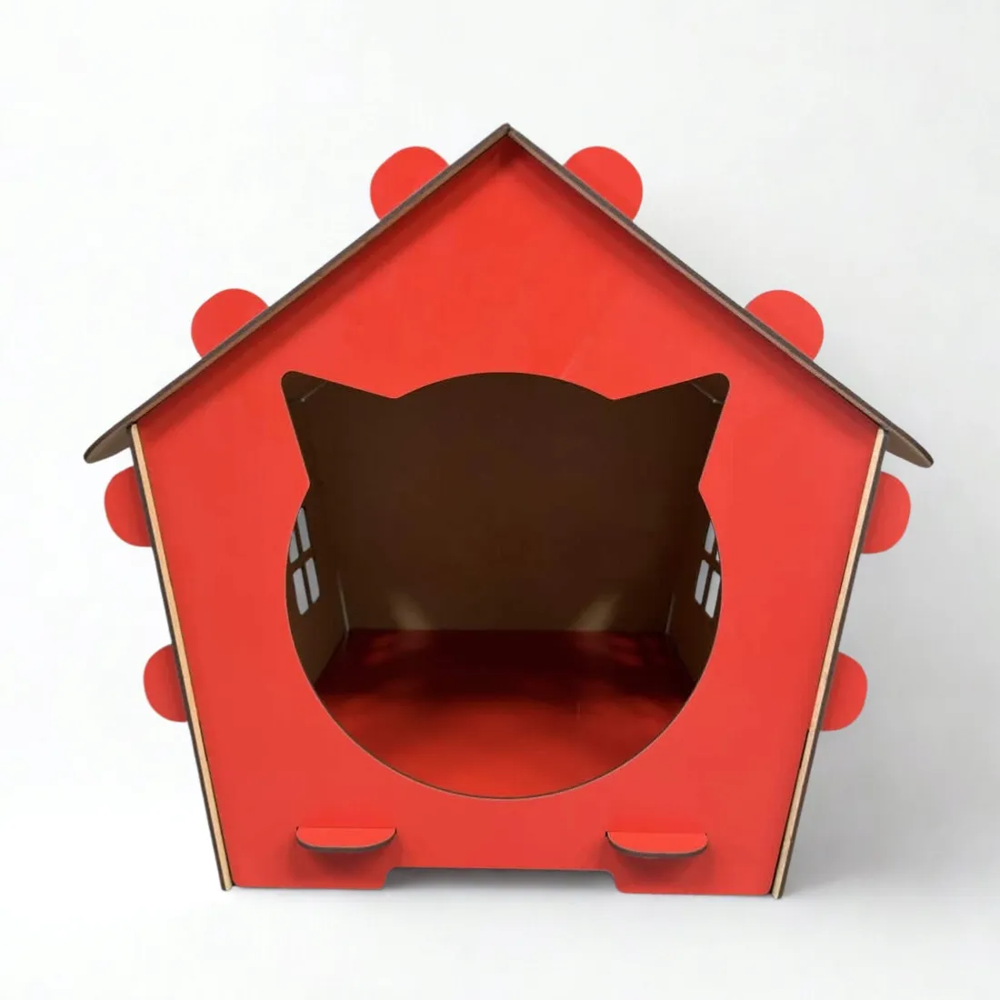 domek-dla-kota-czerwony