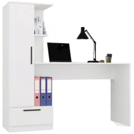 biurko-z-wysokim-regalem-bocznym-szuflada-5-polek-120-cm-bialy