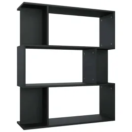 regal-z-materialu-drewnopochodnego-80x24x96-cm-czarny-3-duze-i-6-maly