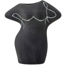 wazon-bloomingville-lulu-deco-kobieca-sylwetka-czarny-terakota-16-cm