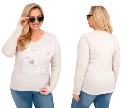 bezowa-bluzka-damska-plus-size-z-nadrukiem-love-you-more