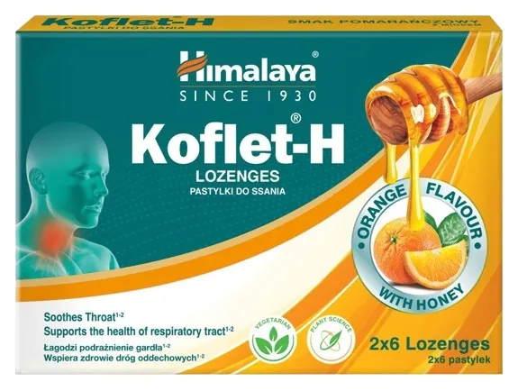HIMALAYA Koflet-H, pomarańczowy (12 tabl.)