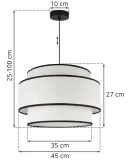 lampa-wiszaca-sufitowa-zyrandol-okragly-bialy-podwojny-abazur-boho-juta-e27-stan-opakowania-oryginalne
